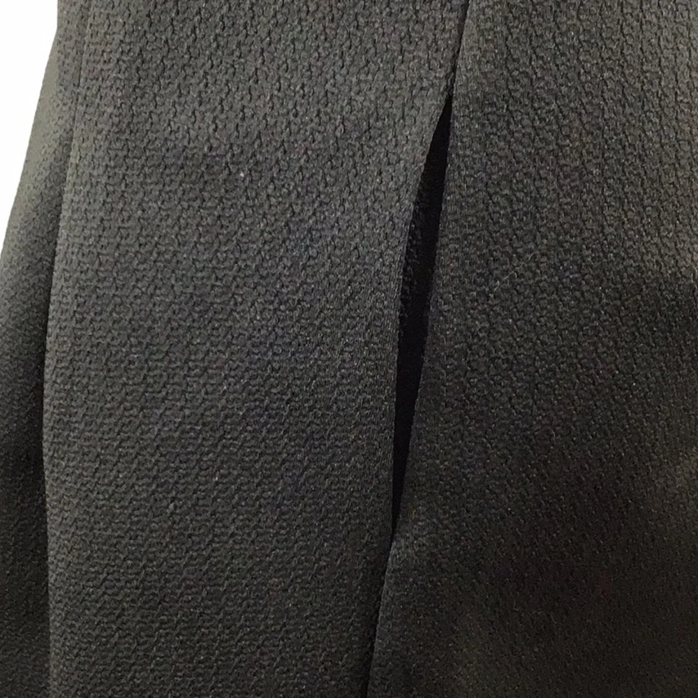 Madewell black jacquard pleated skirt 14